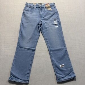 Levi's 724 High-Rise Slim Straight Cropped jeans Women Sz 30  blue New With Tags